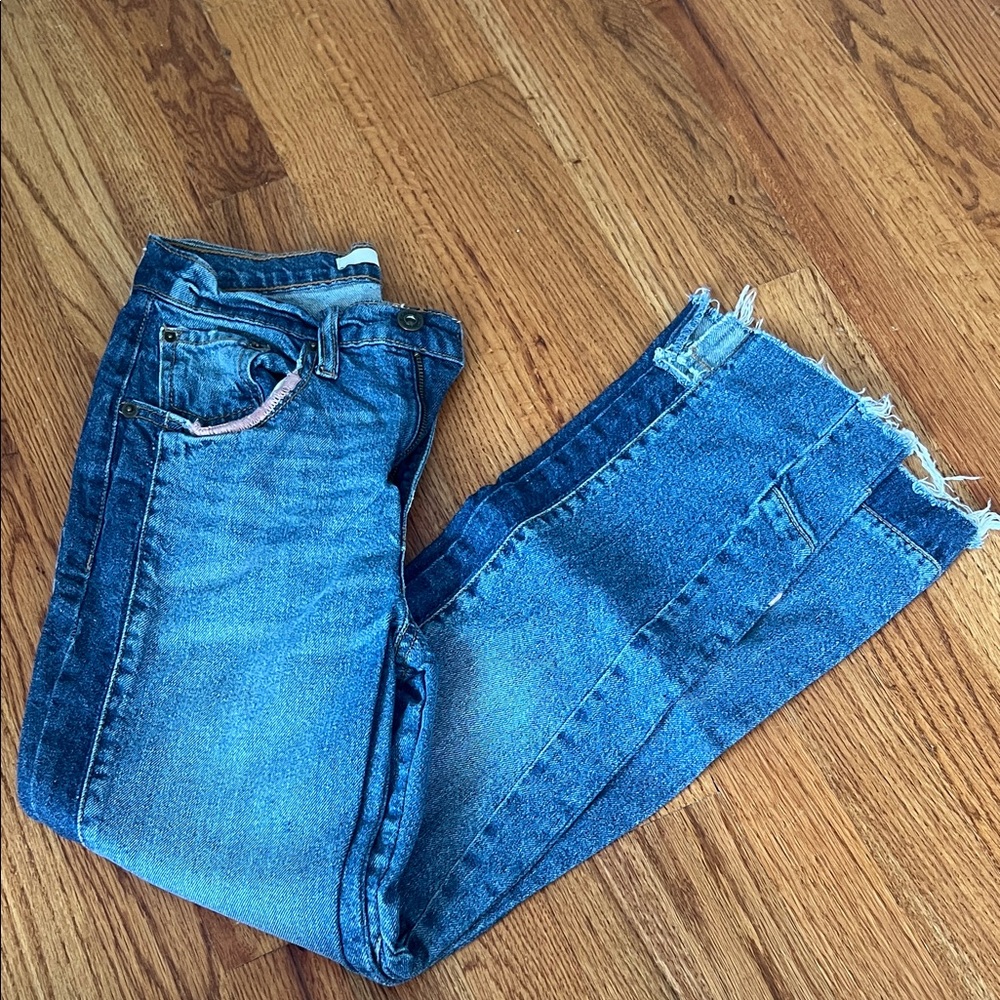 Ella Moss Distressed Blue Jeans